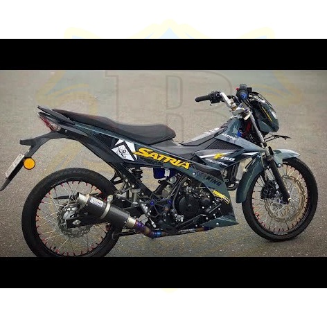 ( Quí khách vui lòng mang ra tiệm cho thợ dán ) Tem satria fi king