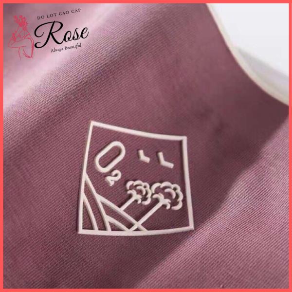 SET 5 Quần Chíp Quần Lót Nữ O2 Cotton Ép Viền KHÔNG ĐƯỜNG MAY Chống Hằn Viền Rose QR12