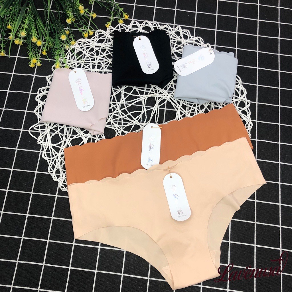 Quần Lót Nữ Đúc Su thun lạnh không đường may cao cấp viền sóng mềm mại kháng khuẩn mã A62