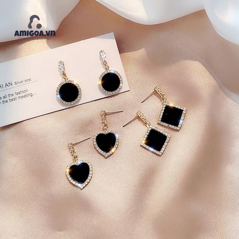 ✨✨Bông Tai Bạc 925 Họa Tiết Hình Học Thời Trang Cá Tính Cho Nữ