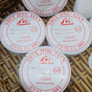 Dây Cước Trong Suốt Thun Poli Độ Co Giãn Xâu Xỏ Hạt Làm Vòng Tay Trang Trí