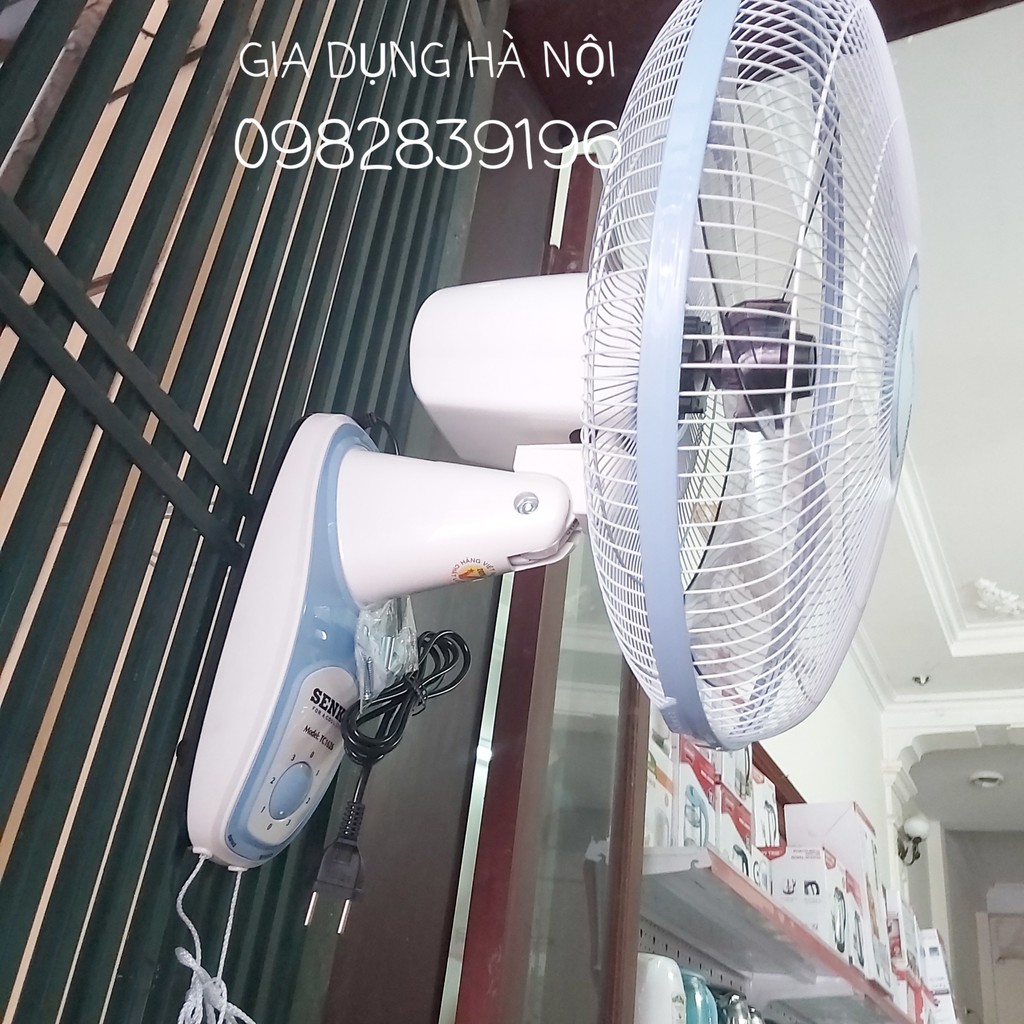 QUẠT SENKO TREO TƯỜNG CÓ ĐIỀU KHIỂN TỪ XA, HÀNG CHÍNH HÃNG, CÓ ẢNH THẬT