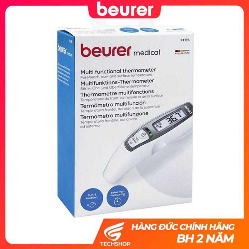 Nhiệt Kế Điện Tử Thương Hiệu Đức Beurer FT65 - Chất Lượng Cao