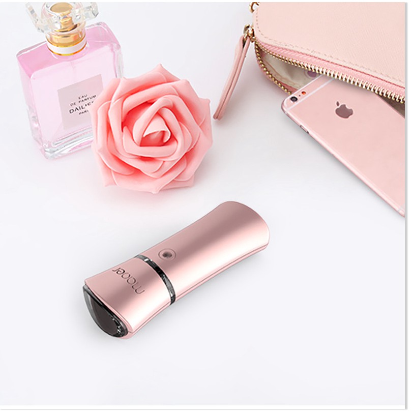 Máy xông mặt mini Maoer 💓FREESHIP💓 Máy phun sương xông hơi cầm tay, tạo độ ẩm cho da mặt 6019