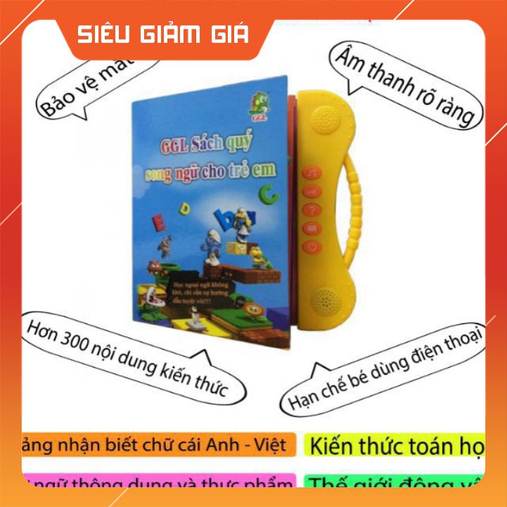 DEAL SỐC - -HOT-  Tập nói điện tử song ngữ anh việt cho bé