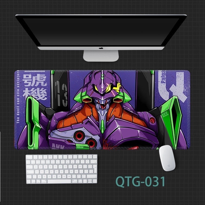 Tấm lót chuột bằng EVA hình anime Evangelion cỡ lớn độc đáo cho văn phòng