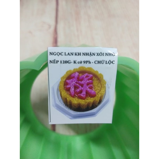 KHUÔN XÔI TRÒN HÌNH CHỮ LỘC   9 CM x 5 CM