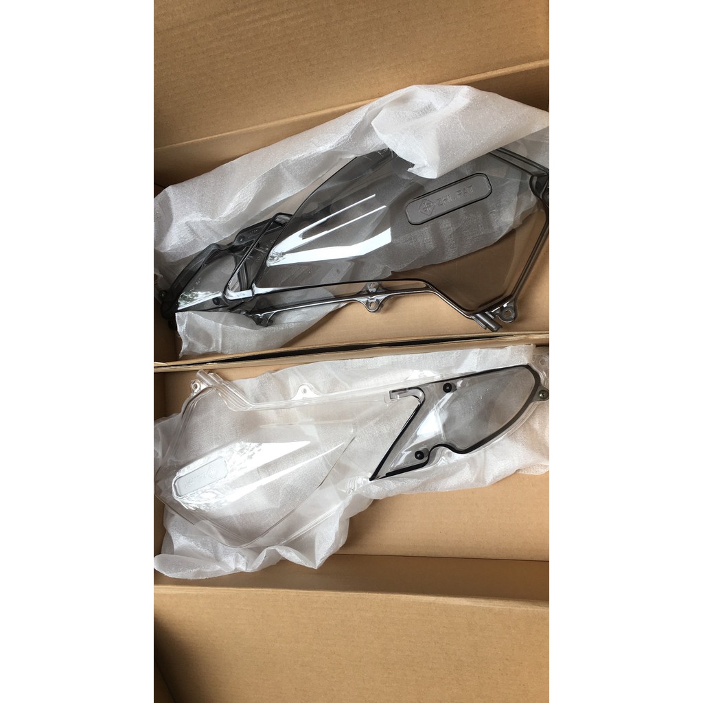 ỐP PÔ E TRONG SUỐT CHÍNH HÃNG ZHIPAT CHO XE PCX 2019-2020, ADV