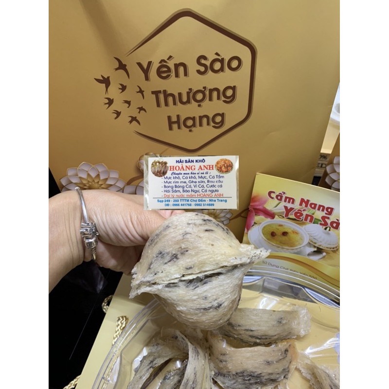 [Mã 267FMCGSALE giảm 8% đơn 500K] Yến tổ thô nha trang + đường nhíp nhặt lông yến.