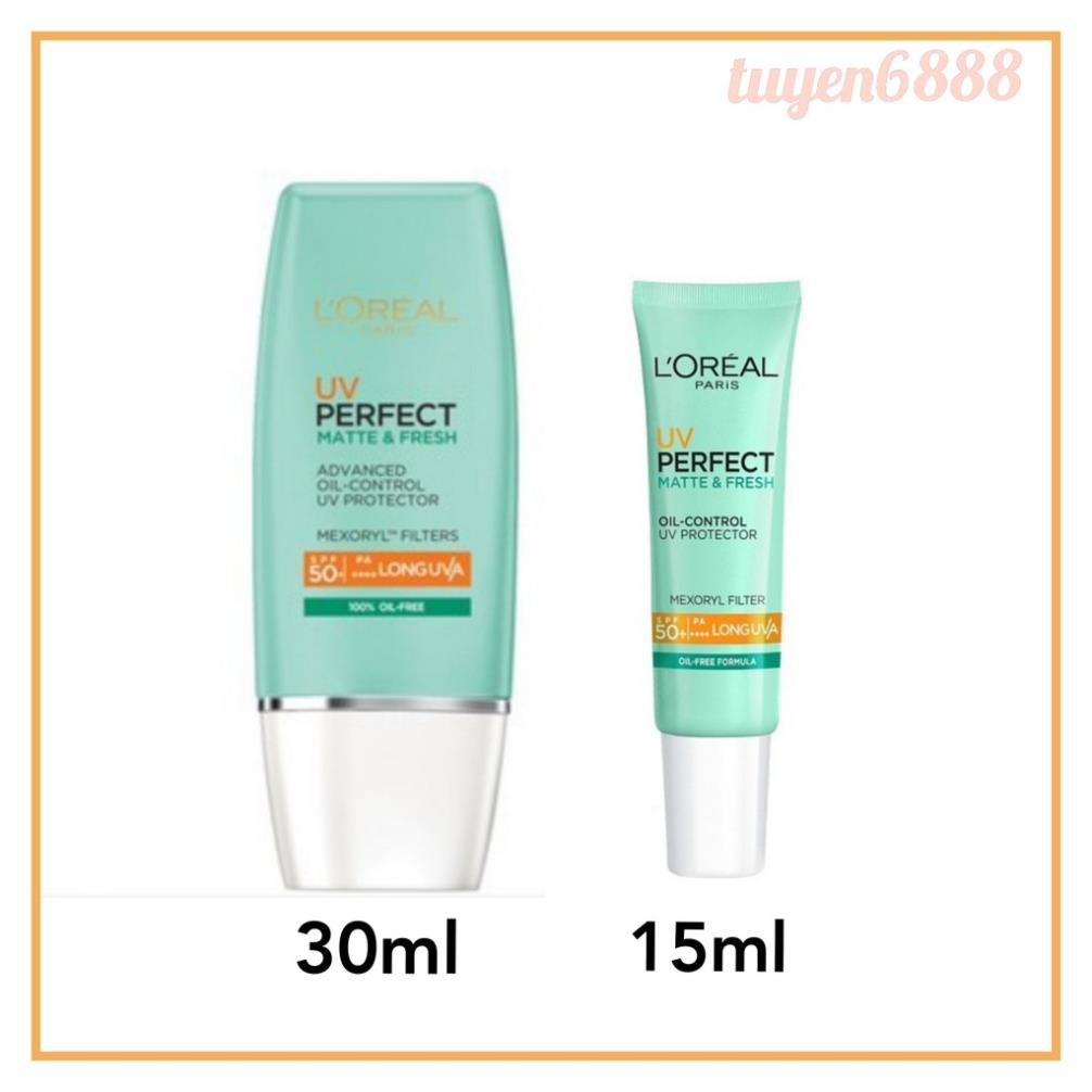 Kem chống nắng dạng sữa L'oreal Paris UV Perfect SPF50+