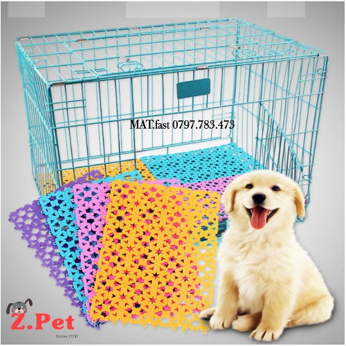 Tấm Nhựa Lót Chuồng Chó MÈo ( nhựa PVC 20x30cm ) có nhiều màu