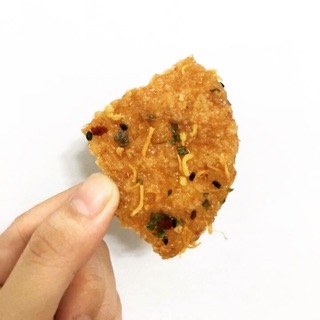 Cơm cháy khô gà lá chanh nhà làm