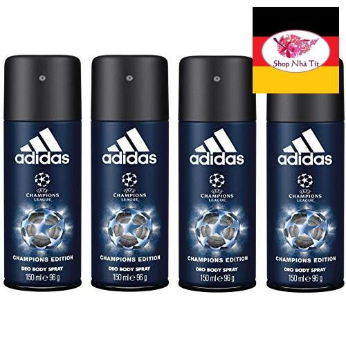 Chính hãng Auth Xịt khử mùi nam adidas UEFA Champions League® 150ml