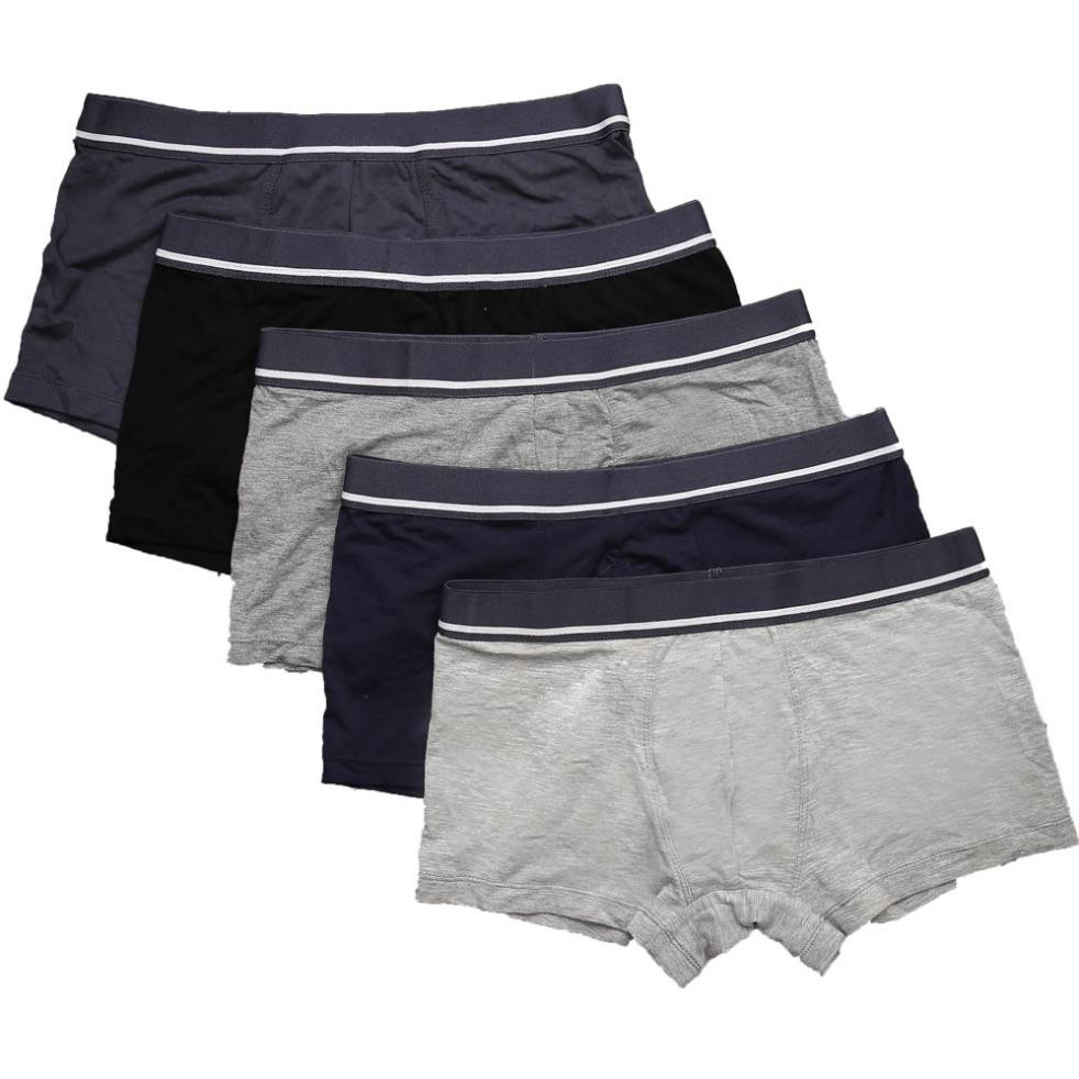 Quần lót Boxer nam cotton 2 chiều cao cấp muagap Fashion màu ngẫu nhiên QBX