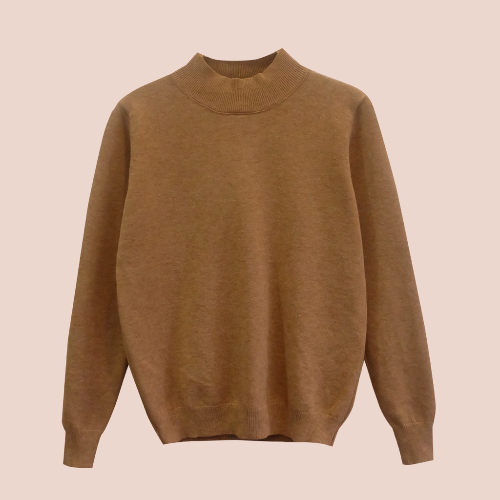 BLEUBIRD Áo len dệt kim dài tay BASIC SWEATER | BigBuy360 - bigbuy360.vn
