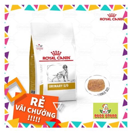 Thức ăn hỗ trợ bệnh sỏi thận cho chó Royal canin Urinary S/O 2kg
