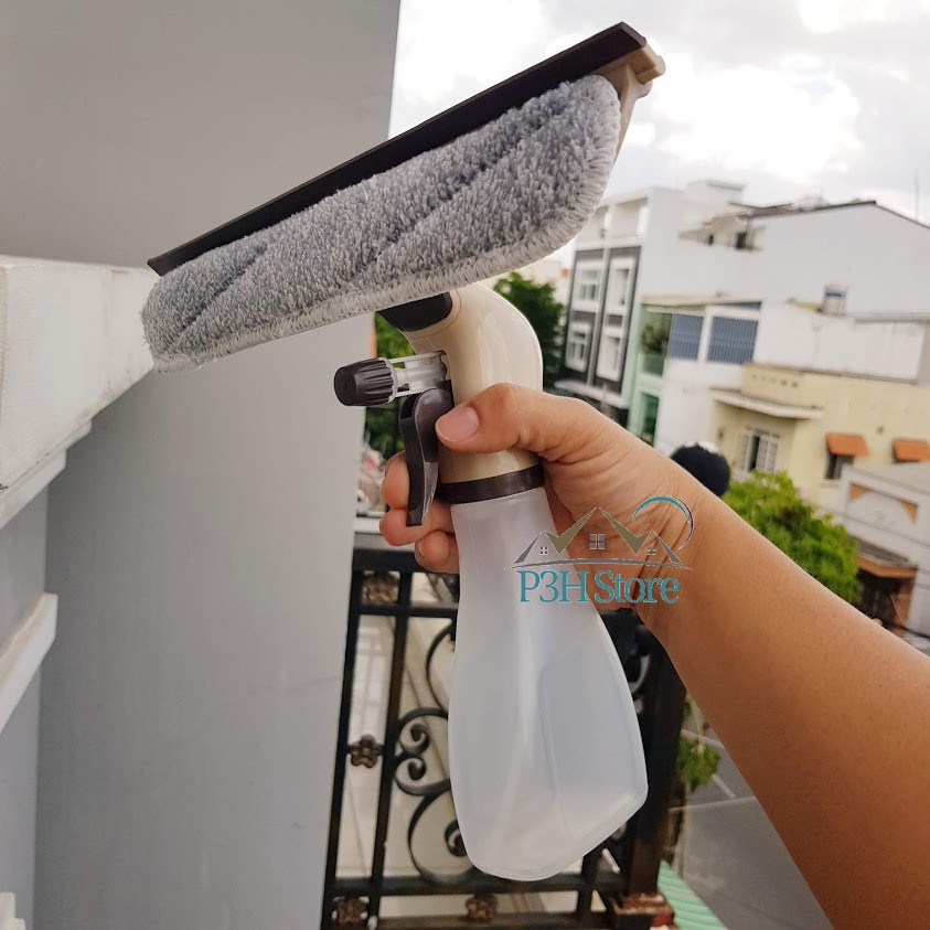 Cây lau kính có bình xịt Lock&amp;Lock Spray Squeezee 3in1 ETM417