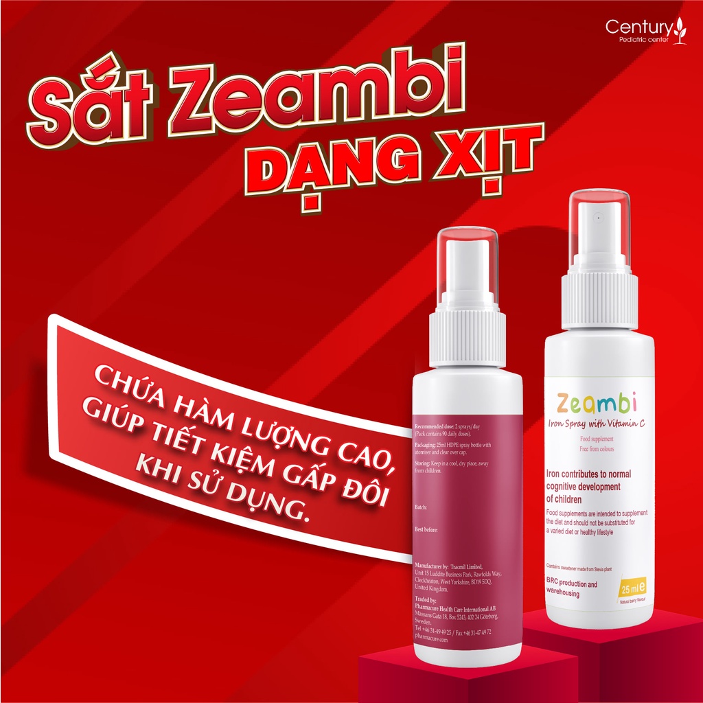 Sắt Zeambi , Sắt Zeambi xịt , zeambi