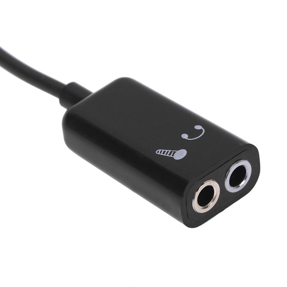 Thiết bị chuyển đổi cáp âm thanh 3.5mm mic Y chất lượng cao chuyên dụng cho điện thoại PC