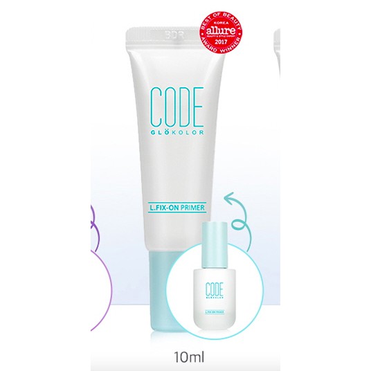 MBC 1 tuýp kem lót CODE Glokolor BEST PRIMER TRIAL KIT 10ml | BigBuy360 - bigbuy360.vn