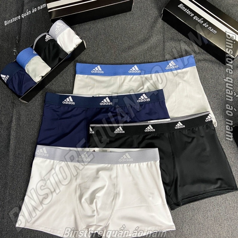 [Xả kho] Sịp Đùi Nam ADIDAS, quần Sịp Đùi nam, quần lót nam Cao Cấp Chất Coton Thoáng Mát, Thoải Mái Vận Động, Nam Tính