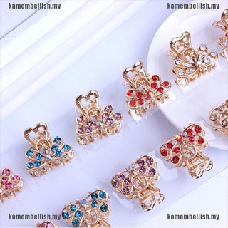 Kẹp tóc hình hoa đính đá lấp lánh cho nữ