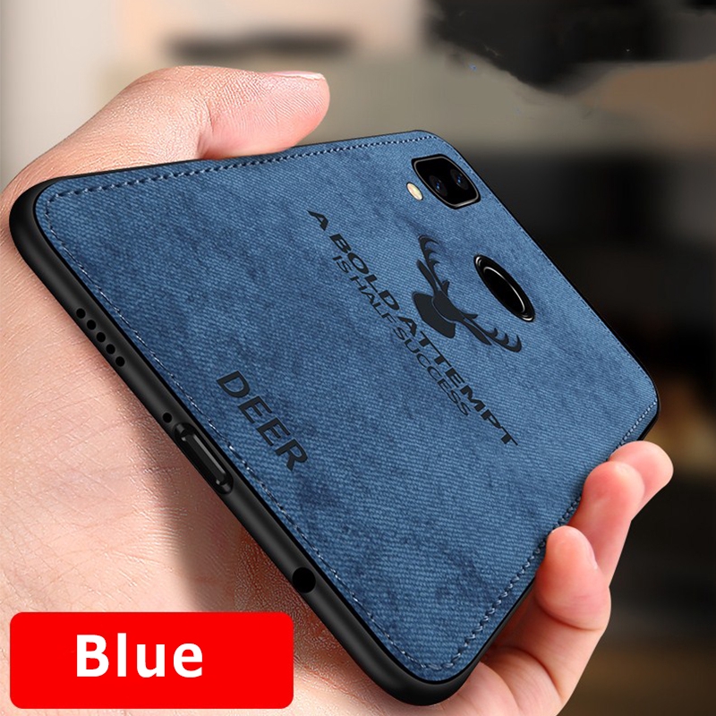 Ốp điện thoại TPU mềm họa tiết hươu và chữ độc đáo cho Samsung Galaxy A30