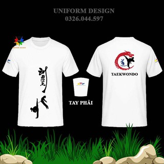 Áo Thun Taekwondo vải mát thoáng khí