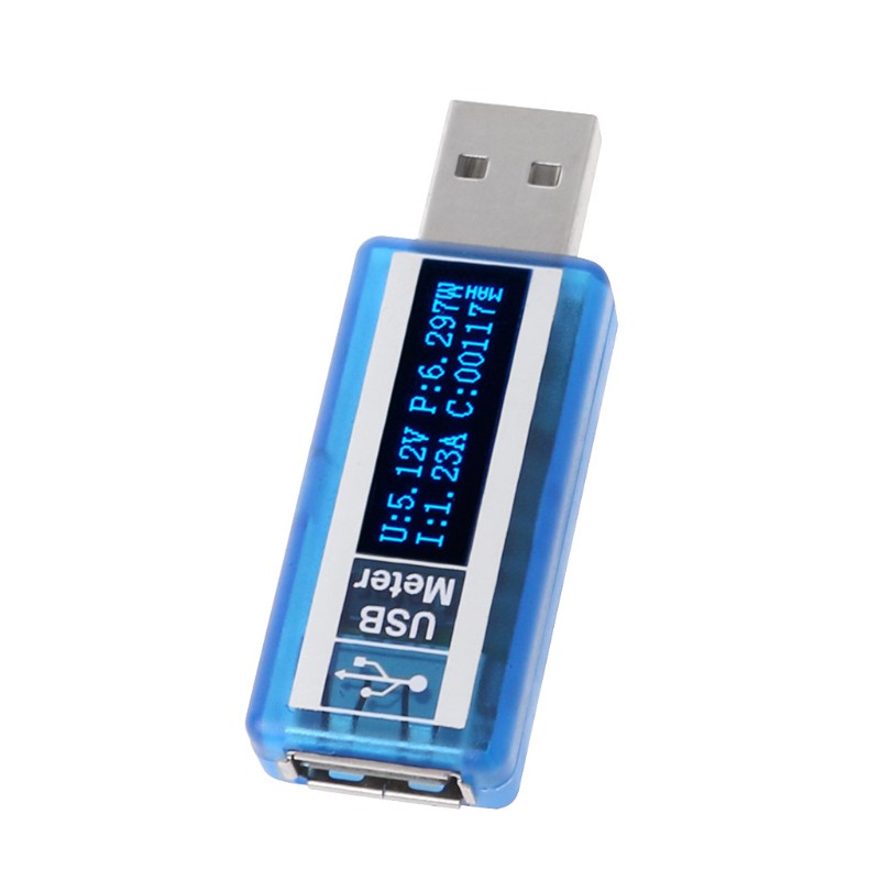 USB OLED kiểm tra số đo vôn kế, ampe kế, cường độ dòng điện