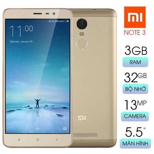 Điện Thoại Xiaomi Redmi Note 3 Ram 3G Bộ Nhớ 32G Màn Hình 5.5inch Chơi Liên Quân Mobile Pubg Thoải Mái