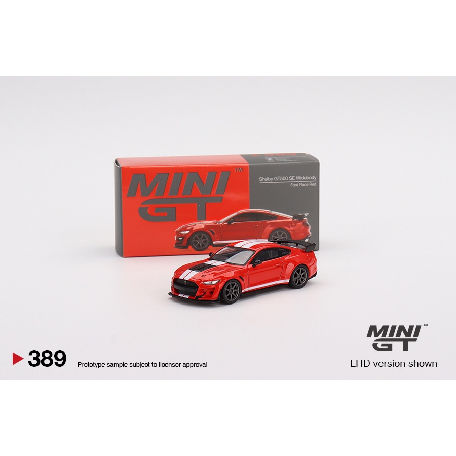 Mini GT Shelby GT500 Ford Race #389 - Xe mô hình tỷ lệ 1:64 chính hãng -Saigontoys