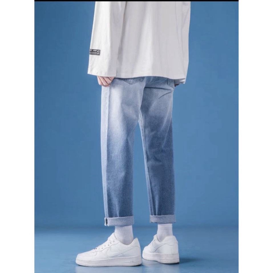Quần Jeans Baggy Nam Nữ Loang, Quần Bò Hai Màu Ống Rộng Cực Chất ( HÀNG CAO CAP LOAI 1 )