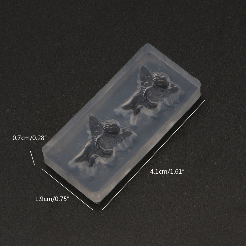 Khuôn silicon mini làm đồ nhựa epoxy resin cho đồ trang sức/đồ thủ công mỹ nghệ hình thiên thần