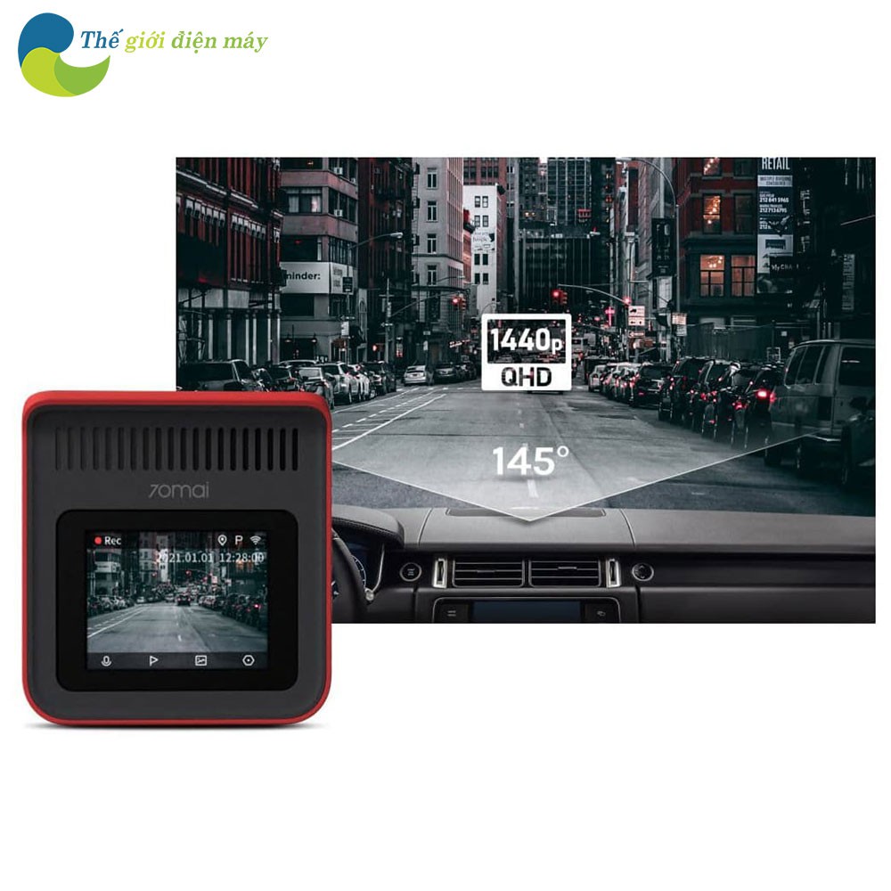Camera hành trình ô tô Xiaomi 70mai Dash Cam A400 + Cam sau - Bảo hành 1 tháng - Shop Thế Giới Điện Máy