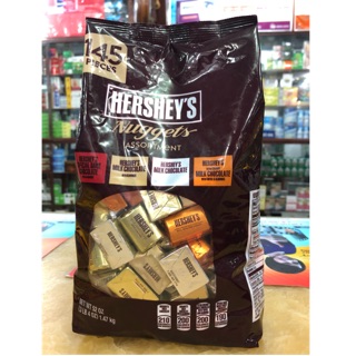 Socola hạnh nhân hershey’s nuggets chocolate 1,47kg