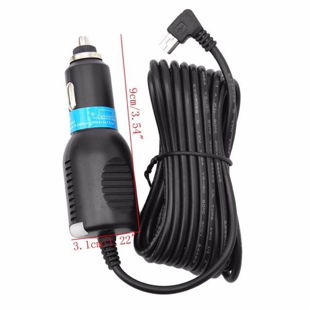 TẨU SẠC CAMERA HÀNH TRÌNH 12V3A DÀI 3 MÉT