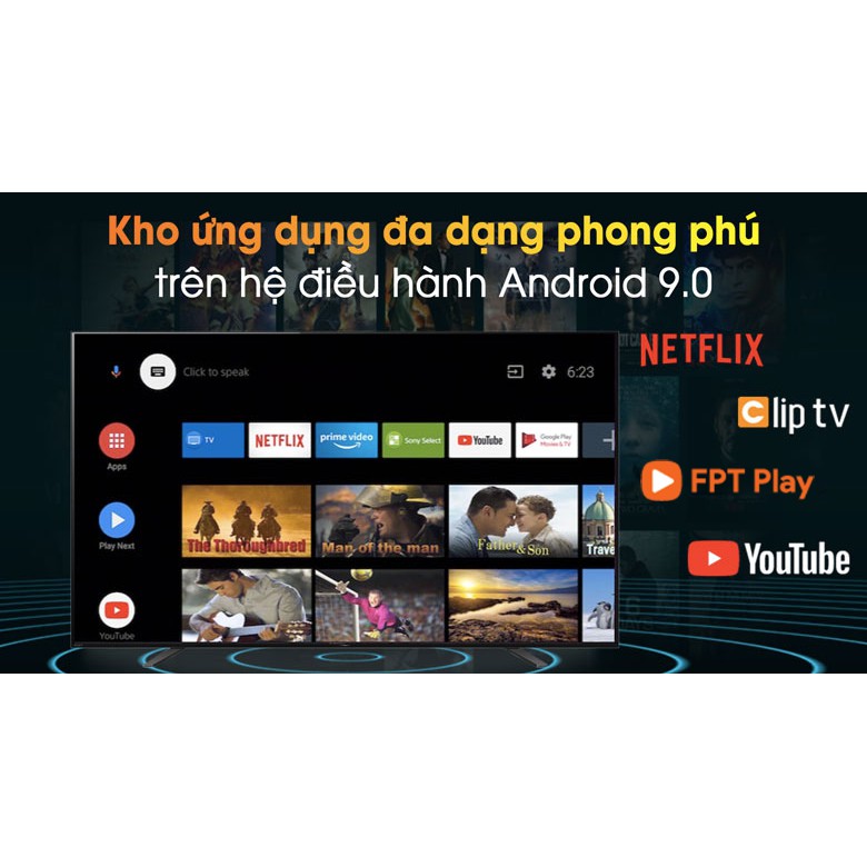 Android Tivi OLED Sony 4K 55 inch KD-55A8H (Miễn phí giao tại HCM-ngoài tỉnh liên hệ shop)