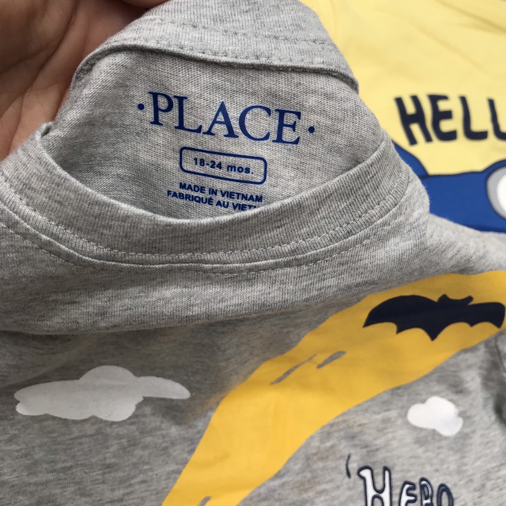 Áo Place dài tay in hình 12m-5t