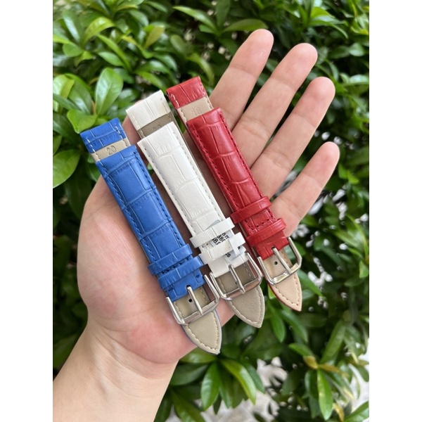 Dây đồng hồ đeo tay da sần Nam, Nữ nhiều màu