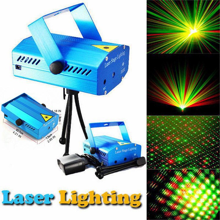 Đèn sân khấu Laser chớp cảm ứng theo nhạc , nhiều hiệu ứng