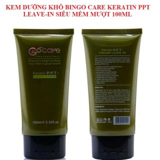KEM DƯỠNG KHÔ BINGO CARE PPT PHỤC HỒI TÓC KHÔ HƯ NÁT 100ML
