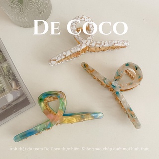 Kẹp tóc nữ DECOCO ACC The Marble vân đá DECOCO ACC ACCESSORIES