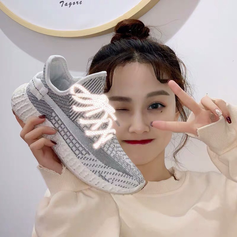 Giày sneaker nữ 💖FREESHIP💖 [GIAY NU] Giày thể thao nữ vải mềm siêu đẹp dây phản quang phát sáng