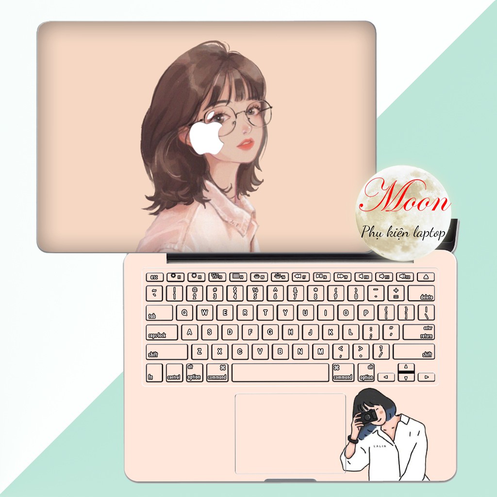 [GIRL 4] In Theo Yêu Cầu Skin Laptop- Miếng Dán Bảo Vệ laptopFull Các Dòng Như: Dell, Hp, Acer, Asus, Macbook,...