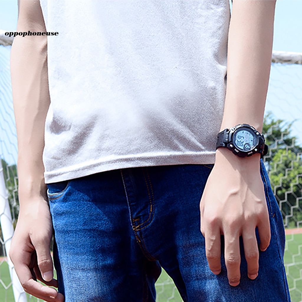 Đồng hồ đeo tay điện tử có đèn LED phát sáng thời trang dành cho trẻ em