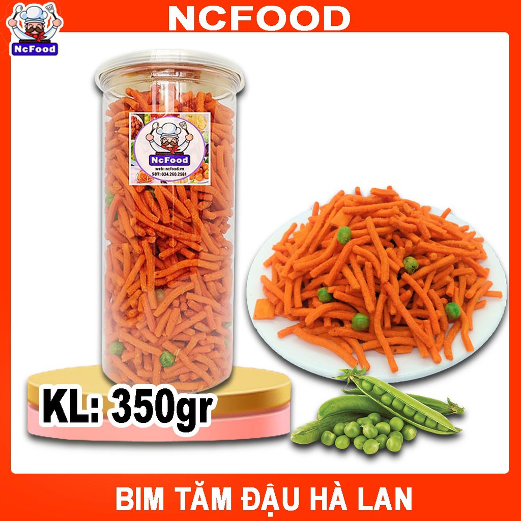 BIM BIM QUE ĐẬU HÀ LAN 350Gr hủ PEP/ Bim Tăm Đậu Hà Lan ( NCFOOD)