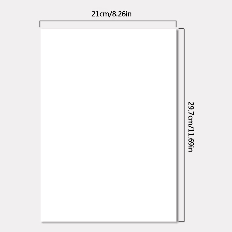 Bộ 10 Miếng Dán Khổ A4 Chống Thấm Nước Tiện Dụng Cho Máy In