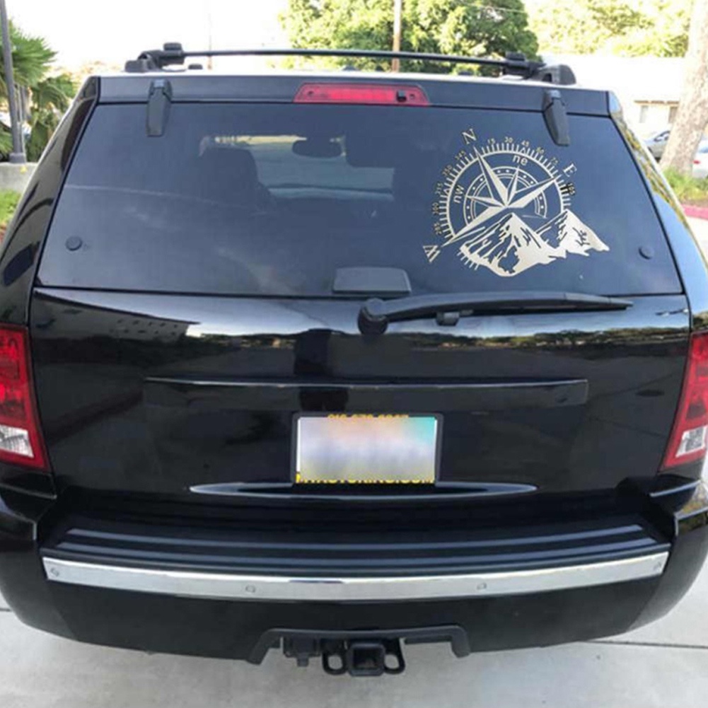 Miếng Dán Trang Trí Xe Hơi Hình La Bàn Độc Đáo