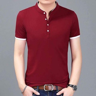 Áo Thun Nam Cổ Trụ