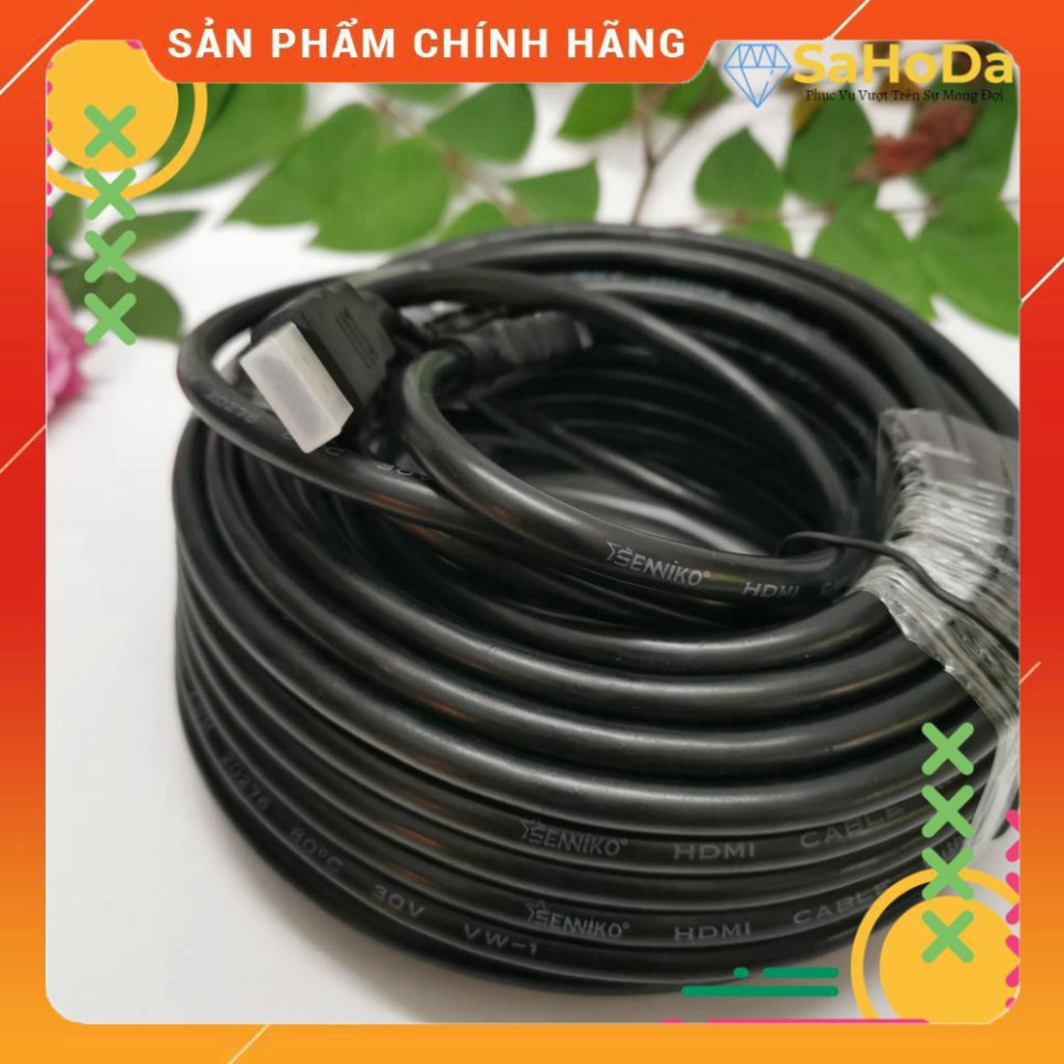 (Hot) Dây Cáp HDMI tròn loại tốt 15m/10m/5m/3m/1.5m chuẩn hình ảnh 2k, 3D, Ultra HD